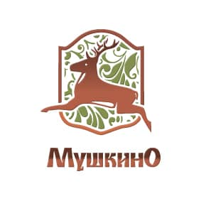 фото: логотип оленьего хутора "Мушкино"